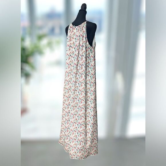 BARNEYS New York 100% Silk Floral Maxi Dress Size 40 - Picture 13 of 15